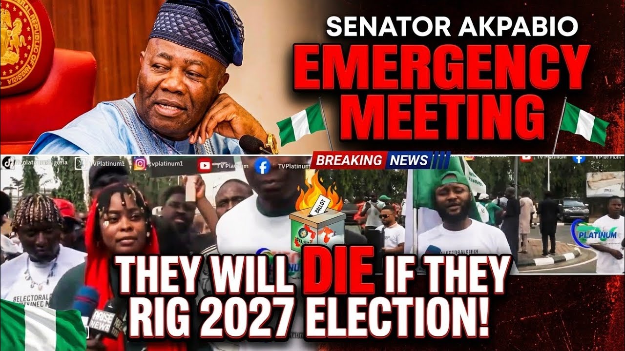 According to one of the protesters, apkabio and other senator will d!e if they rig the 2027 election