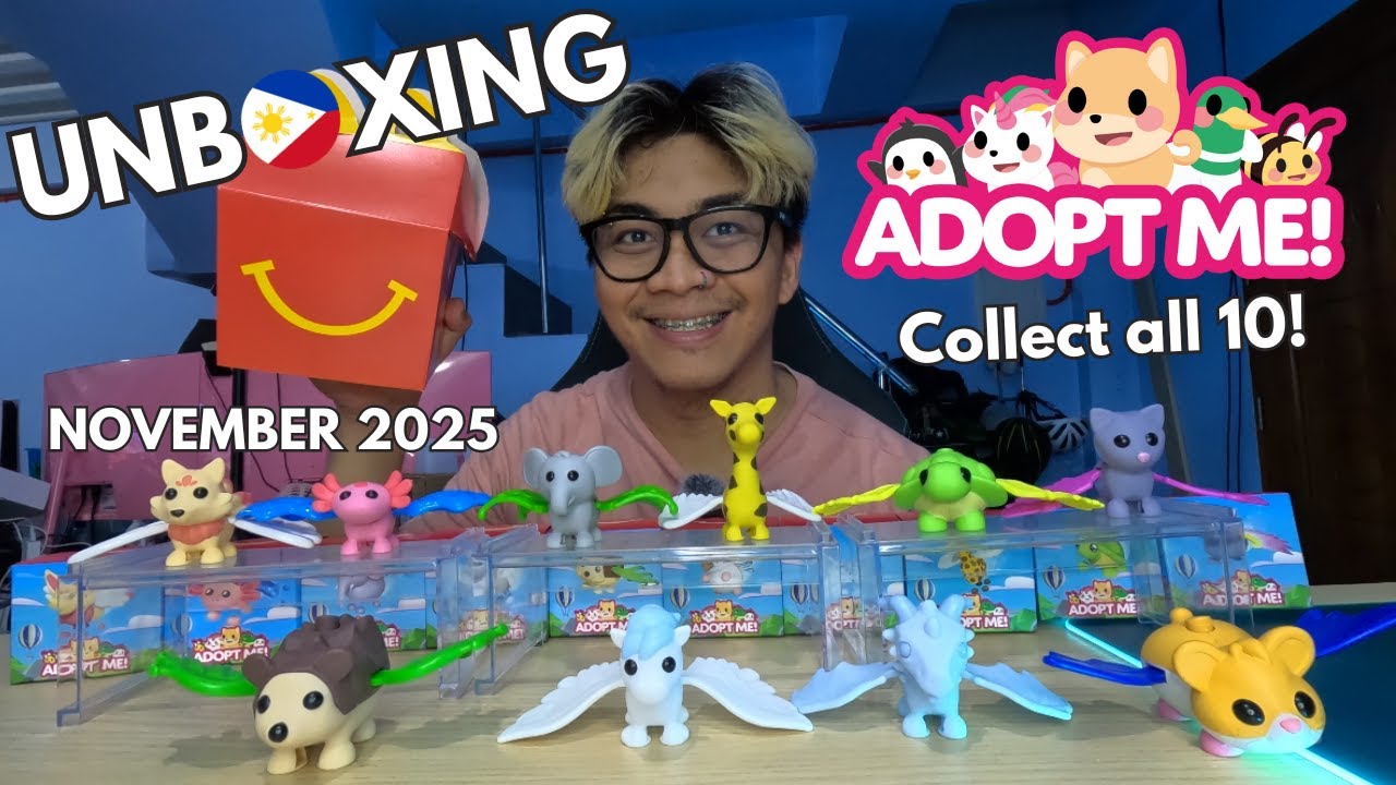 РАСПАКОВКА ИГРУШЕК «ADOPT ME» от McDonald’s Happy Meal (Fly Into Fun) | Ноябрь 2025 г.
