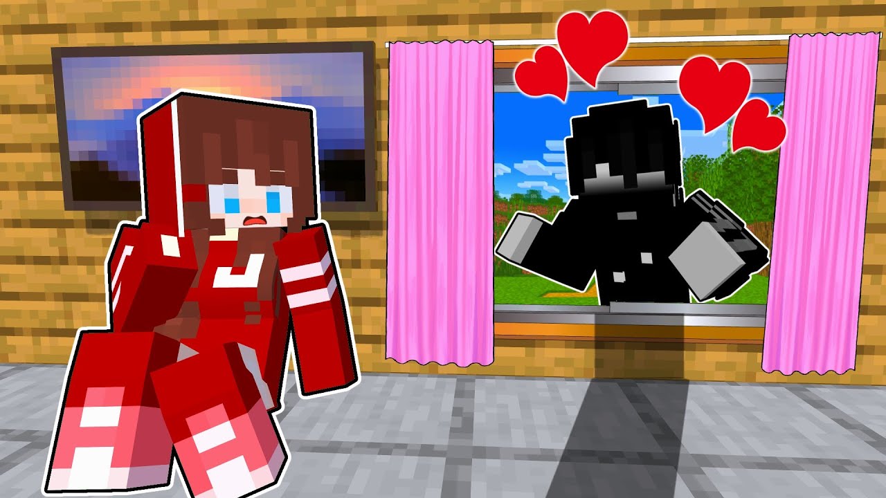 Maizen : JJ Sister has a STALKER 😈 - Minecraft Parody Animation Mikey and JJ
