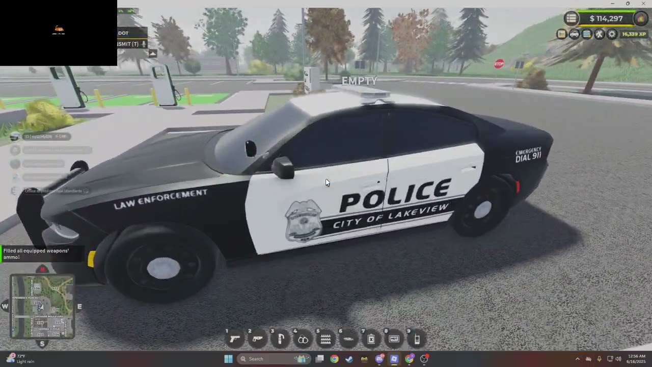 being a police officer in lakeview city roleplay! (gets crazy)