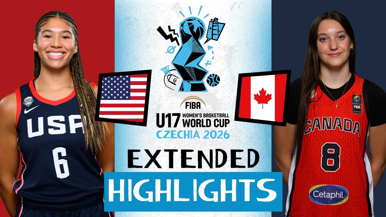 USA 🇺🇸 vs Canada 🇨🇦 | SEMI-FINALS EXTENDED HIGHLIGHTS | #FIBAU17 Women's World Cup