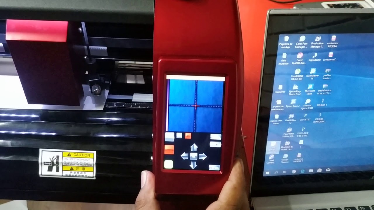 CALIBRACION CAMARA PARA CORTE DE CONTORNO PLOTTER DE CORTE IVTEC