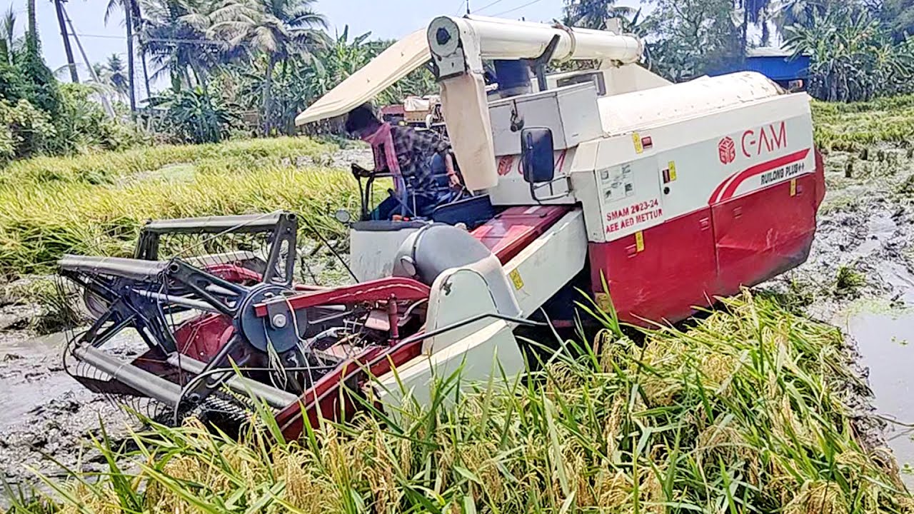 GAM Harvester new model 2024 in MUD | GAM Combine Harvester 102 HP Machine / Agri Tech Machine