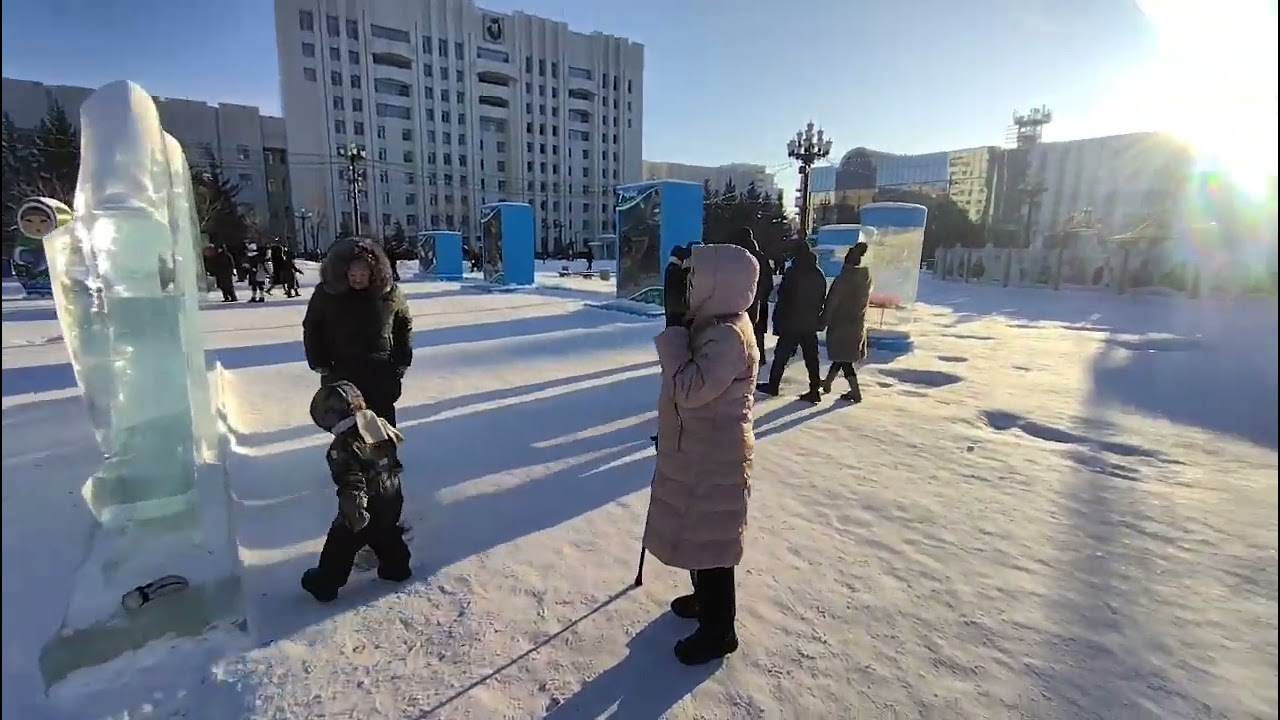 02.01.2026 г. Хабаровск. Площадь им. Ленина/Ульянова/