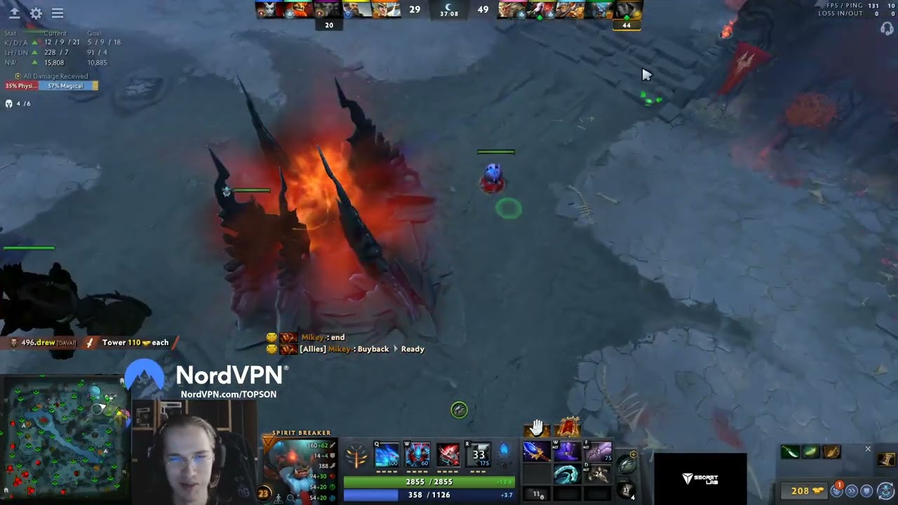Topson has learned about the 'SEA GG END' strat