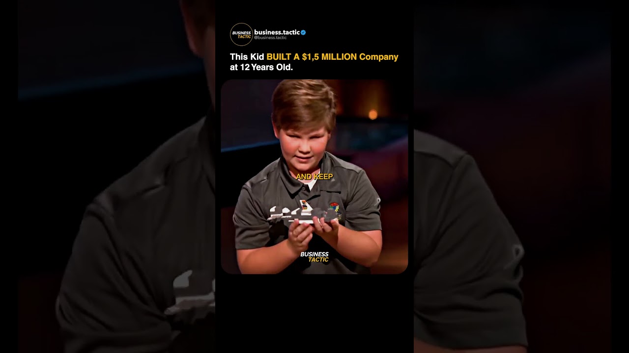 This Kid BUILT a $1,5 MILLION COMPANY at 12 Years Old.