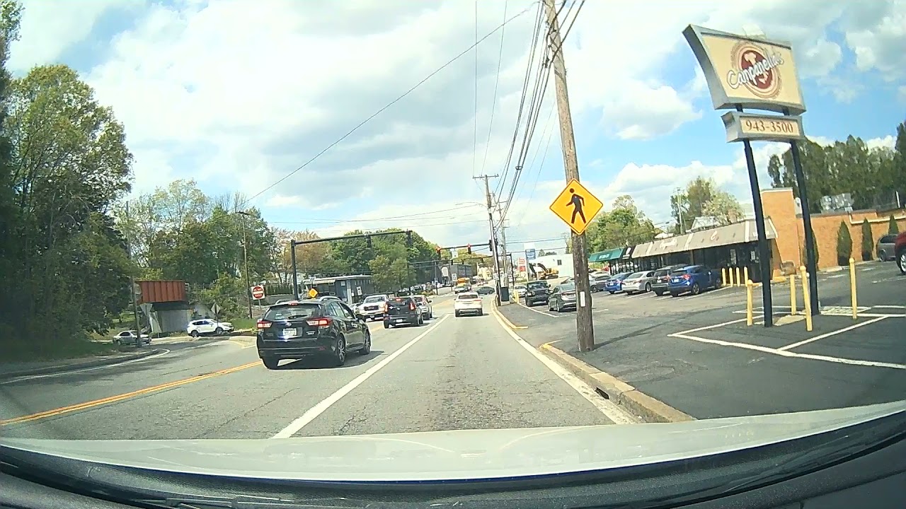 Driving through Warwick and Cranston, Rhode Island