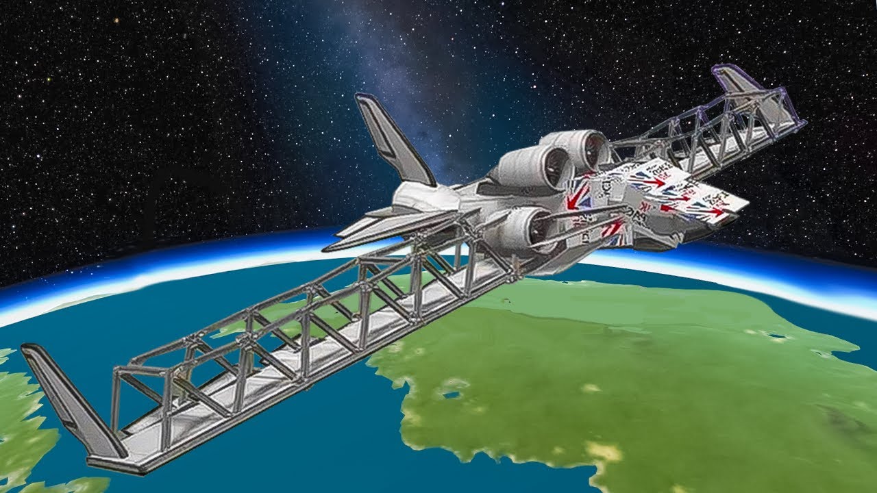 Circumnavigating Kerbin in a FLYING BRIDGE!? Kerbal Space Program!