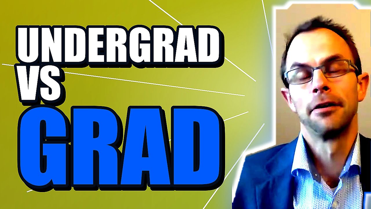 Undergraduate Vs. Graduate School: What's The Big Difference?