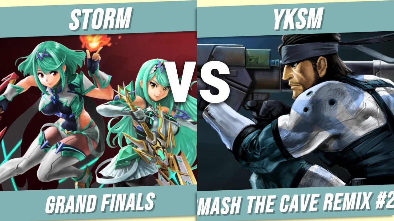 storm (Pyra/Mythra) vs YKSM (Snake) | Smash the Cave REMIX #23 - Grand Finals