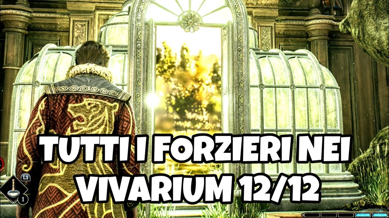 TUTTI I FORZIERI NASCOSTI NEI VIVARIUM EVOCAZIONI HOGWARTS LEGACY VIVARIO GAMEPLAY ITA FORZIERI BUG