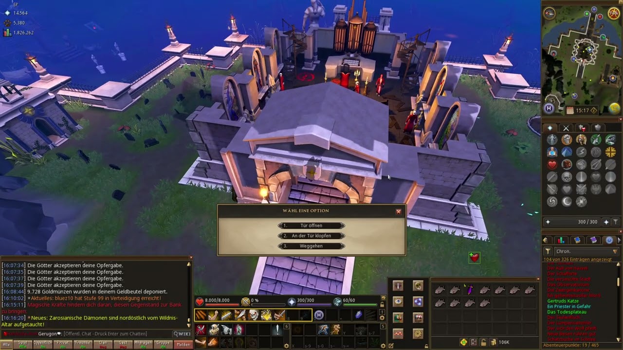 Let's Play Runescape Hardcore Ironman #46 Ein Priester in Gefahr