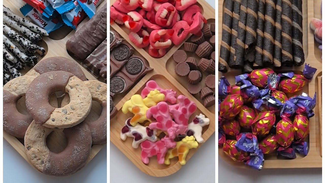 Filling Platter With Sweets ASMR
