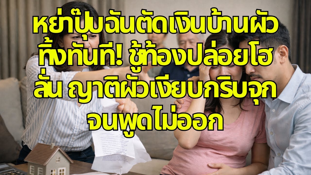 หย่าปุ๊บฉันตัดเงินบ้านผัวทิ้งทันที! ชู้ท้องปล่อยโฮลั่น ญาติผัวเงียบกริบจุกจนพูดไม่ออก