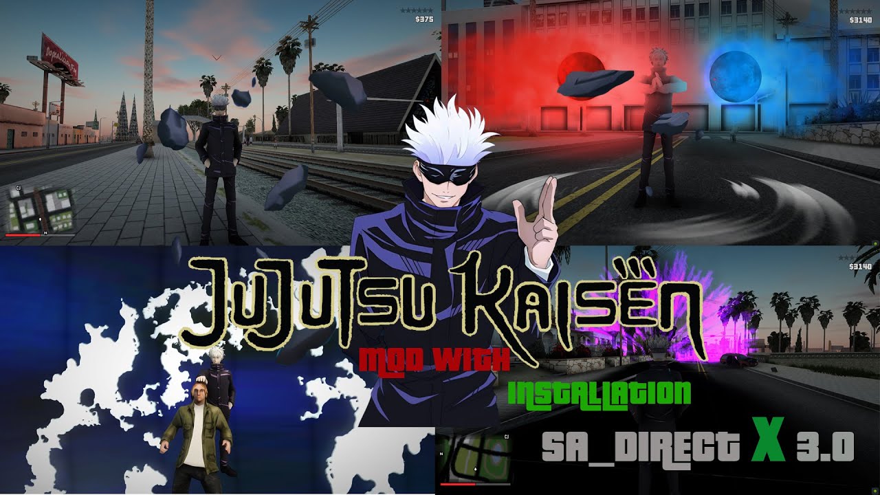 Gojo Satoru Mod Installation in GTA San Andreas