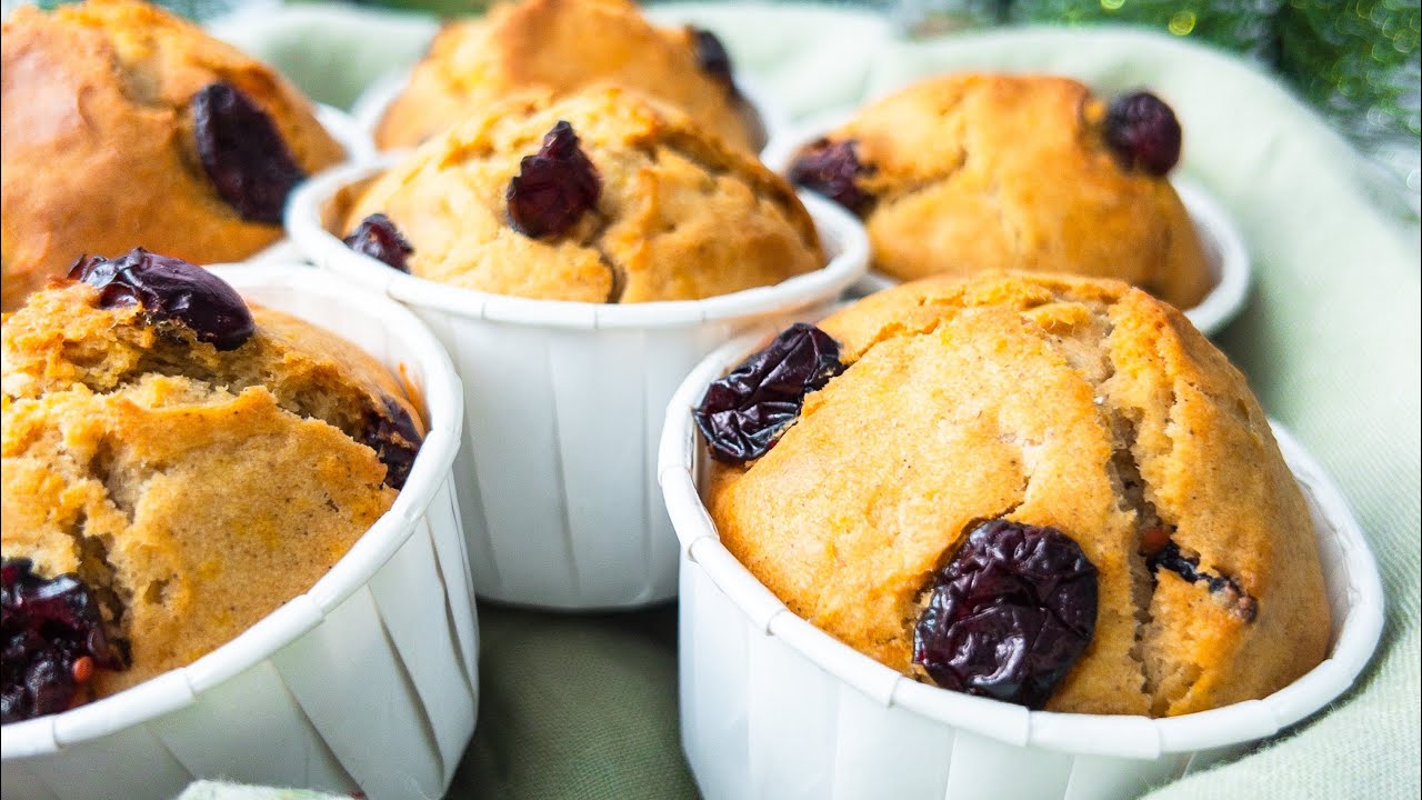 Cranberry Orange Breakfast Muffins