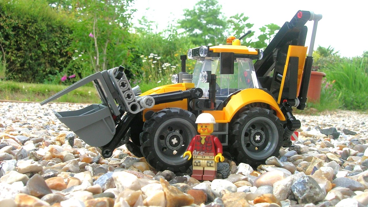 Fixing the loader of Lego set 60480 (Yellow Backhoe Loader)