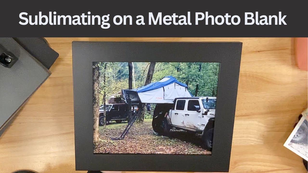 Sublimating on Metal Photo Blanks