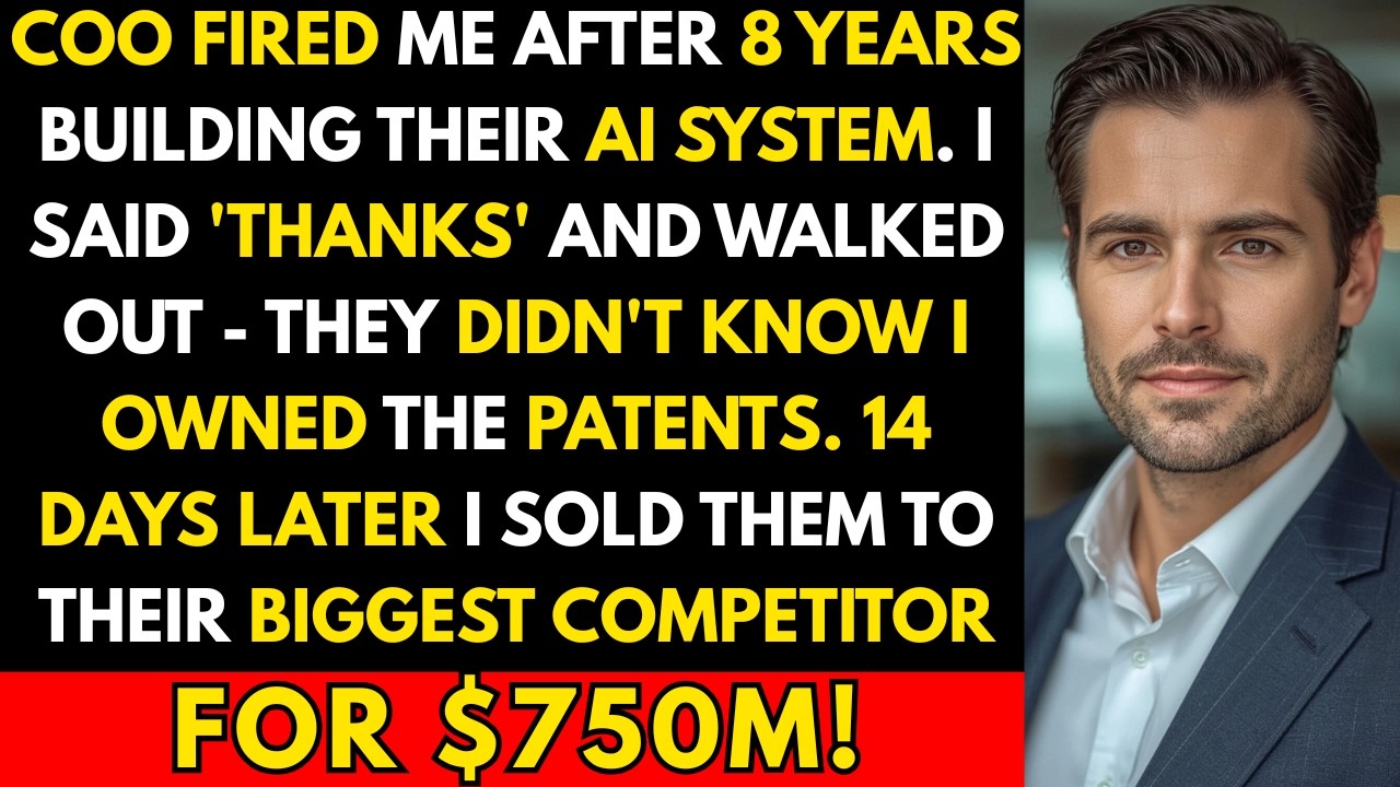 I Said 'Thanks' Then Sold A $750M AI Patent To A Competitor 14Ds After Being Fired | OFFICE REVENGE