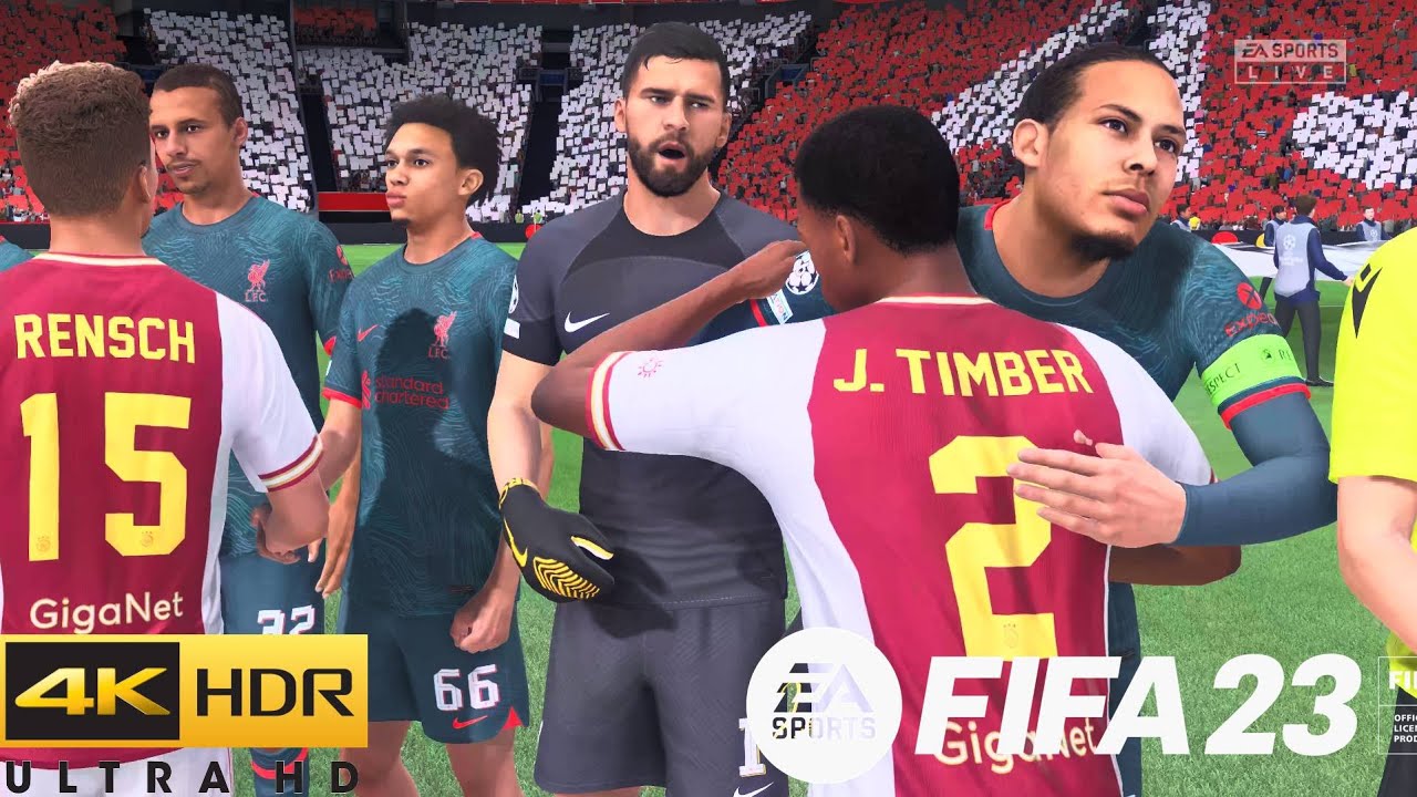 FIFA 23 &laquo;Аякс&raquo; &mdash; &laquo;Ливерпуль&raquo; | на стадионе Йохан Кройф Арена | PS4 Pro [4K HDR]