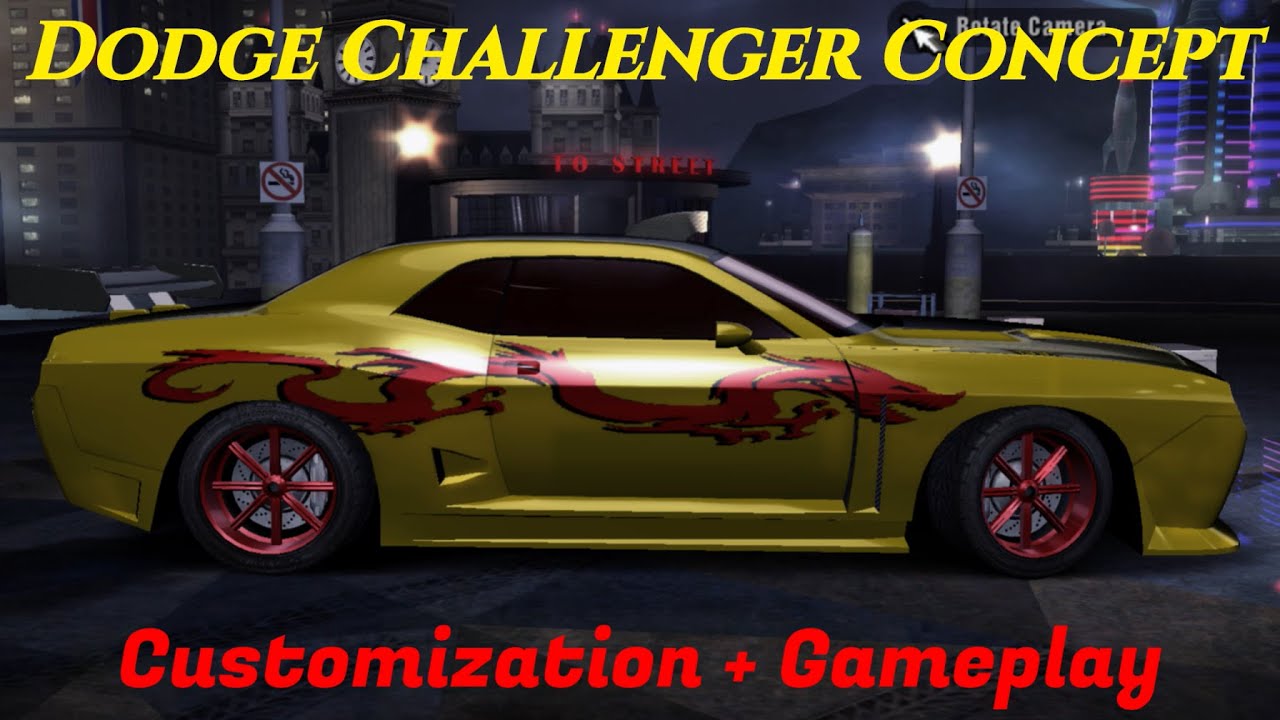 NFS CARBON | Dodge Challenger Concept | Customization and Gameplay