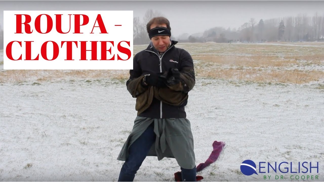 Inglês vocabulario: Roupa - Clothes