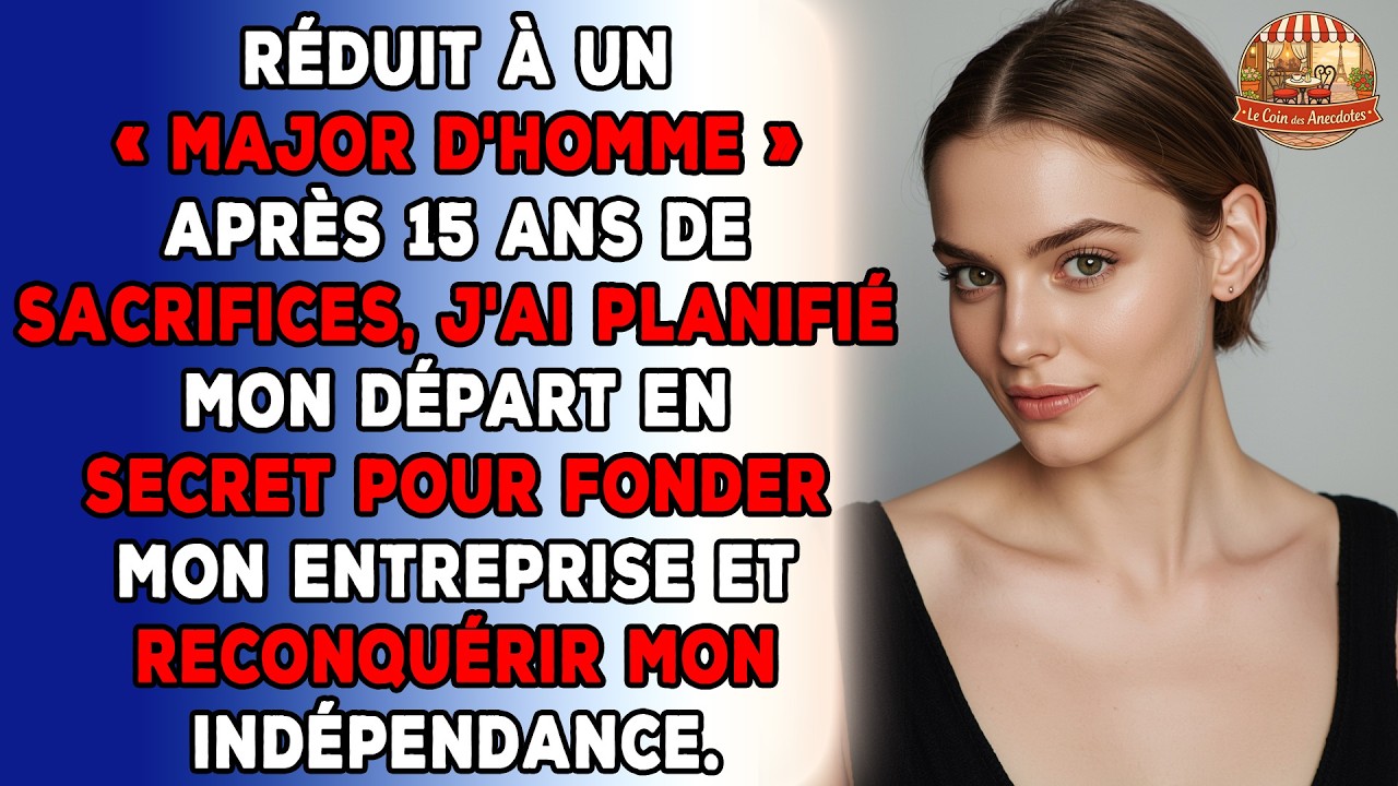 Réduit à un « major d'homme » après 15 ans de sacrifices, j'ai planifié mon départ en secret pour...