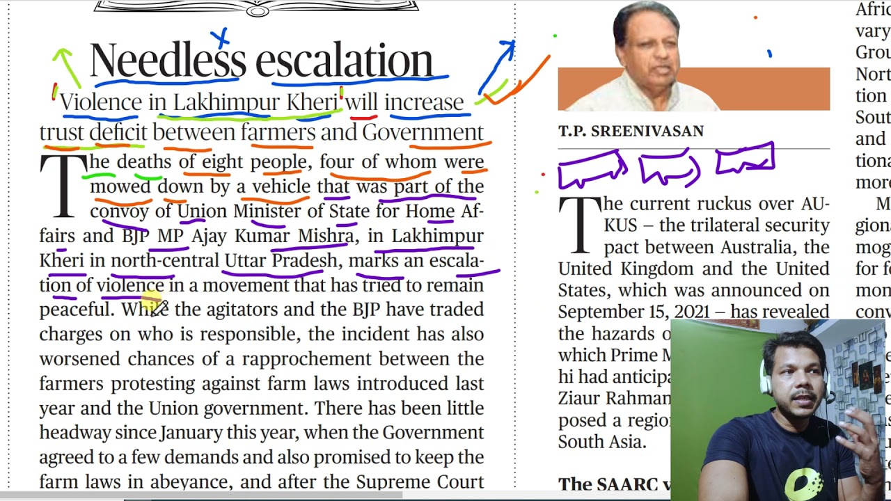 EDITORIAL || THE HINDU  || 5 OCT 2021