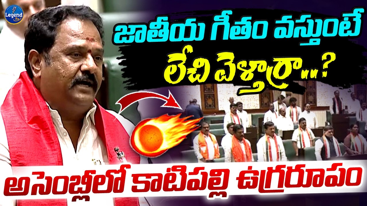 Katipally Venkata Ramana Reddy Fires On AIMIM MLA'S | Telangana Assembly | Legend Tv