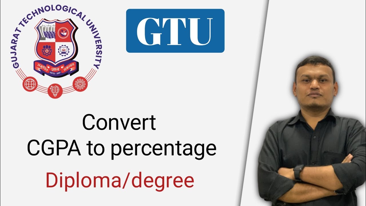 CGPA to percentage | How to convert | GTU | CGPA માંથી Percentage કેવી રીતે ગણવા.