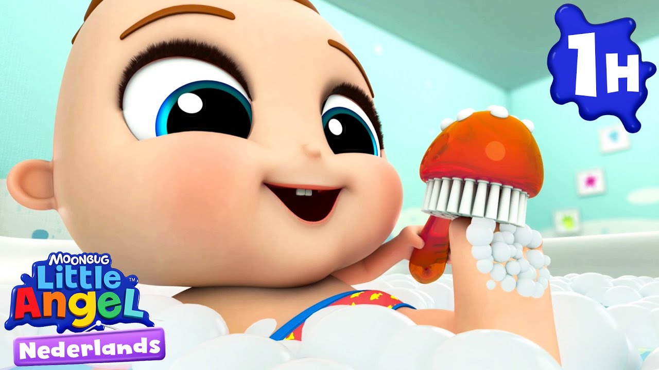 Zeepbellen, zeepbellen, zeepbellen! | Little Angel | Moonbug Kids Nederlands - Kindertekenfilms