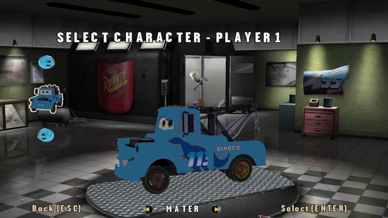 Cars: Ultimate Edition: Dinoco Blue suit for Mater (from Disney: Speedstorm)