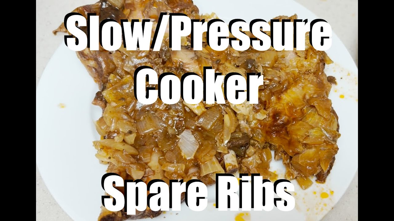 Slow Cooker Pressure Cooker Spare Ribs - Tastes from Home