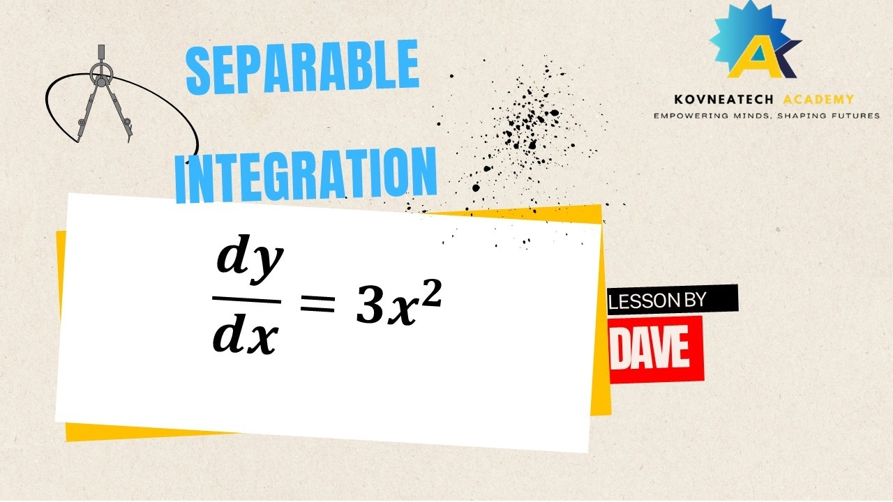 Separable First-Order Differential Equations | Integration | UNISA Maths 1581