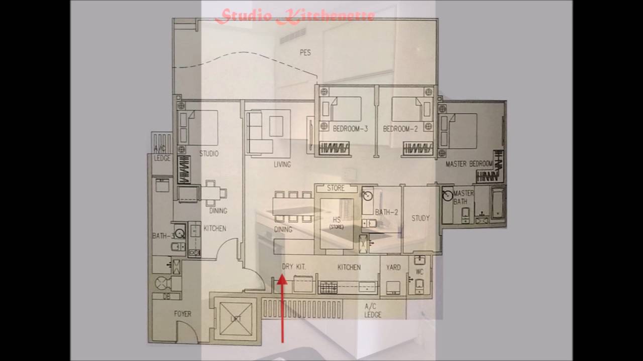 For Rent : 4 bedroom Dual Key @ Canberra Residence