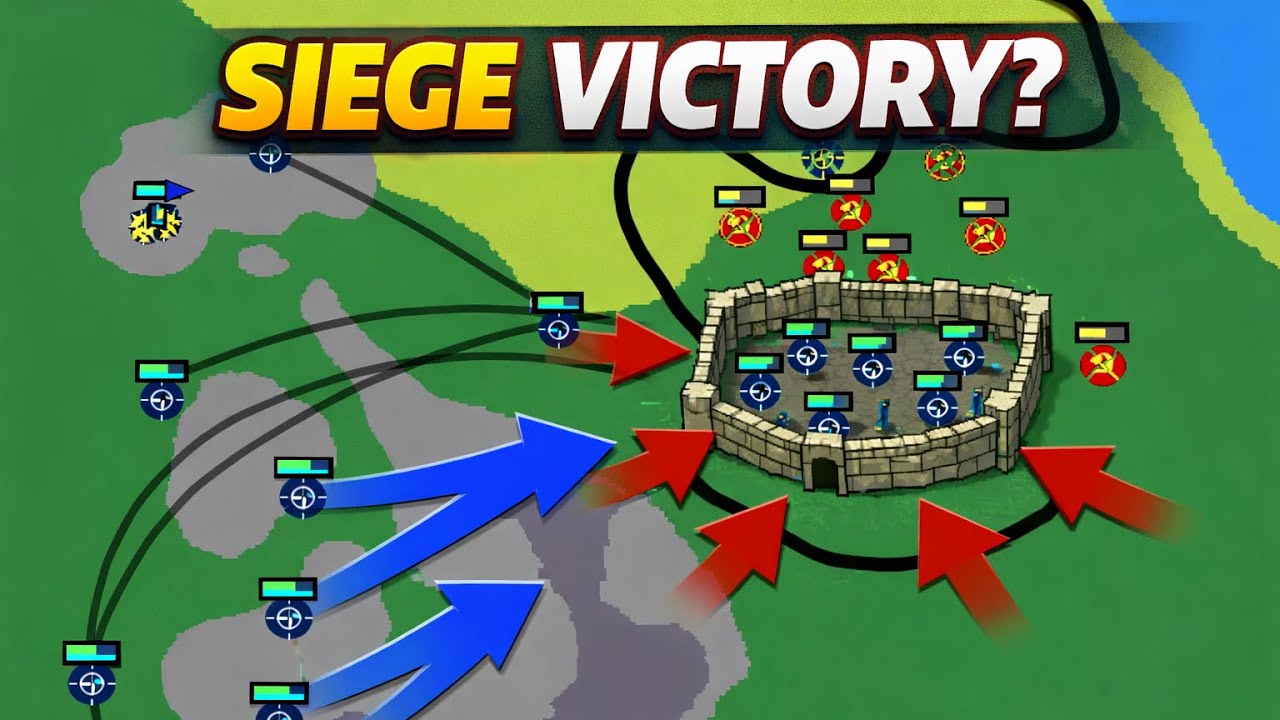 They really wanted there city back.. War of dots