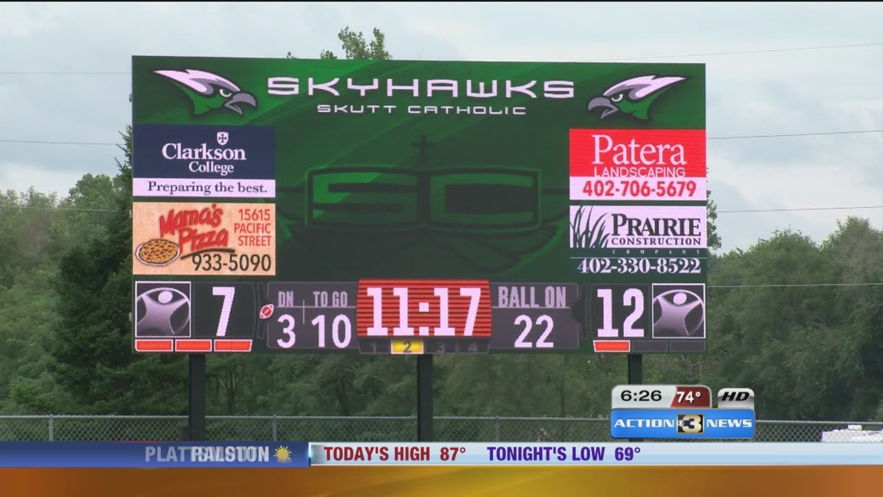 High Tech Video Scoreboards giving students big league experience