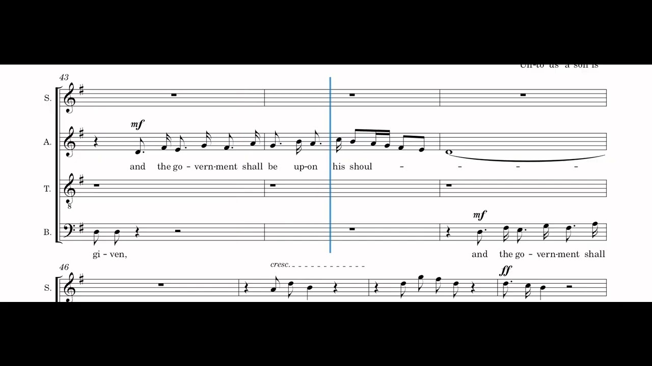 1.12 - For unto us a Child is born - Tenor | The Messiah | Handel