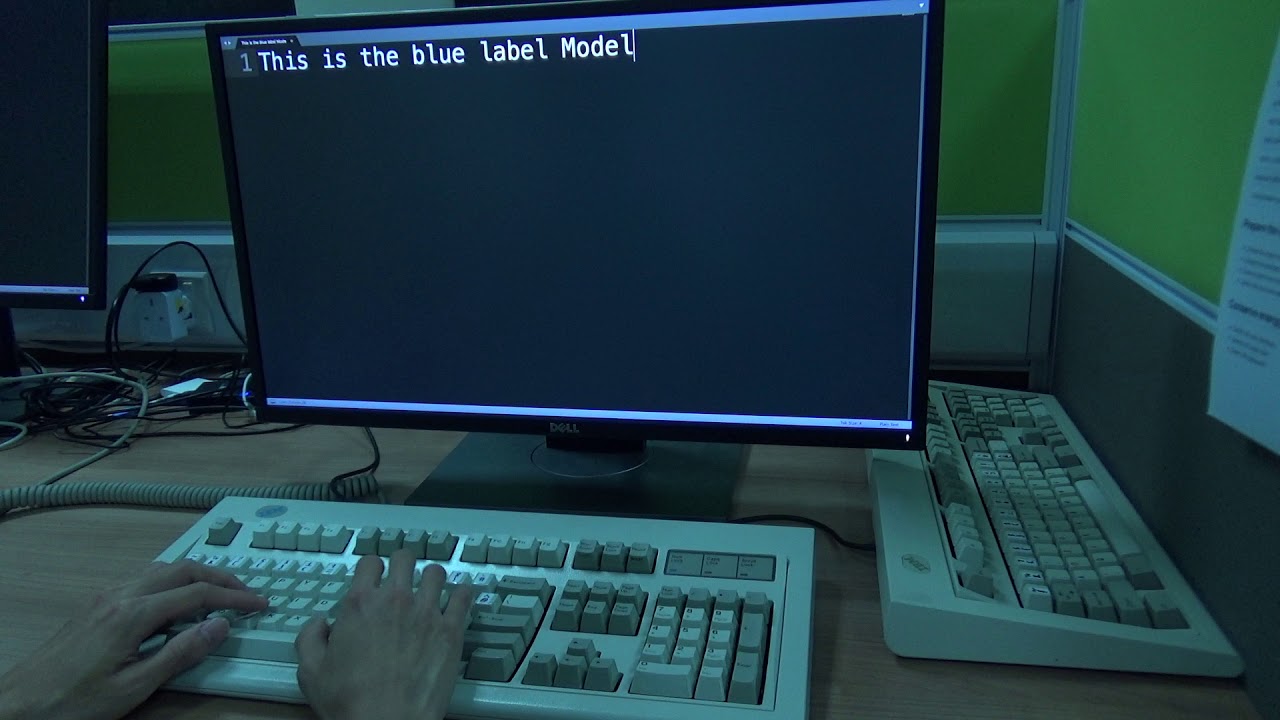 Typing on different generations of Model M keyboards
