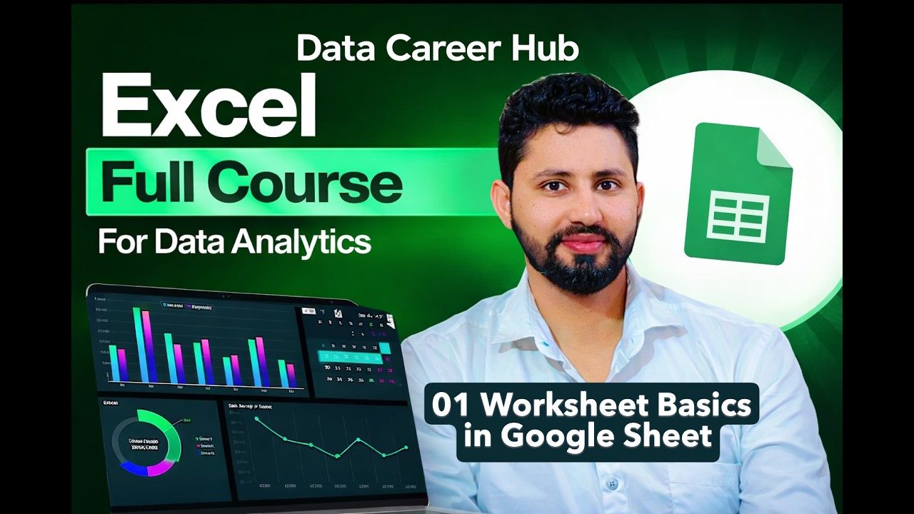 Learn Google Sheets Basics | Insert Sheet, Add Rows & Columns, Resize, Hide & Unhide