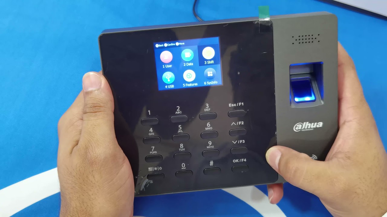 Configuración control de Asistencia Dahua ASA1222G-D