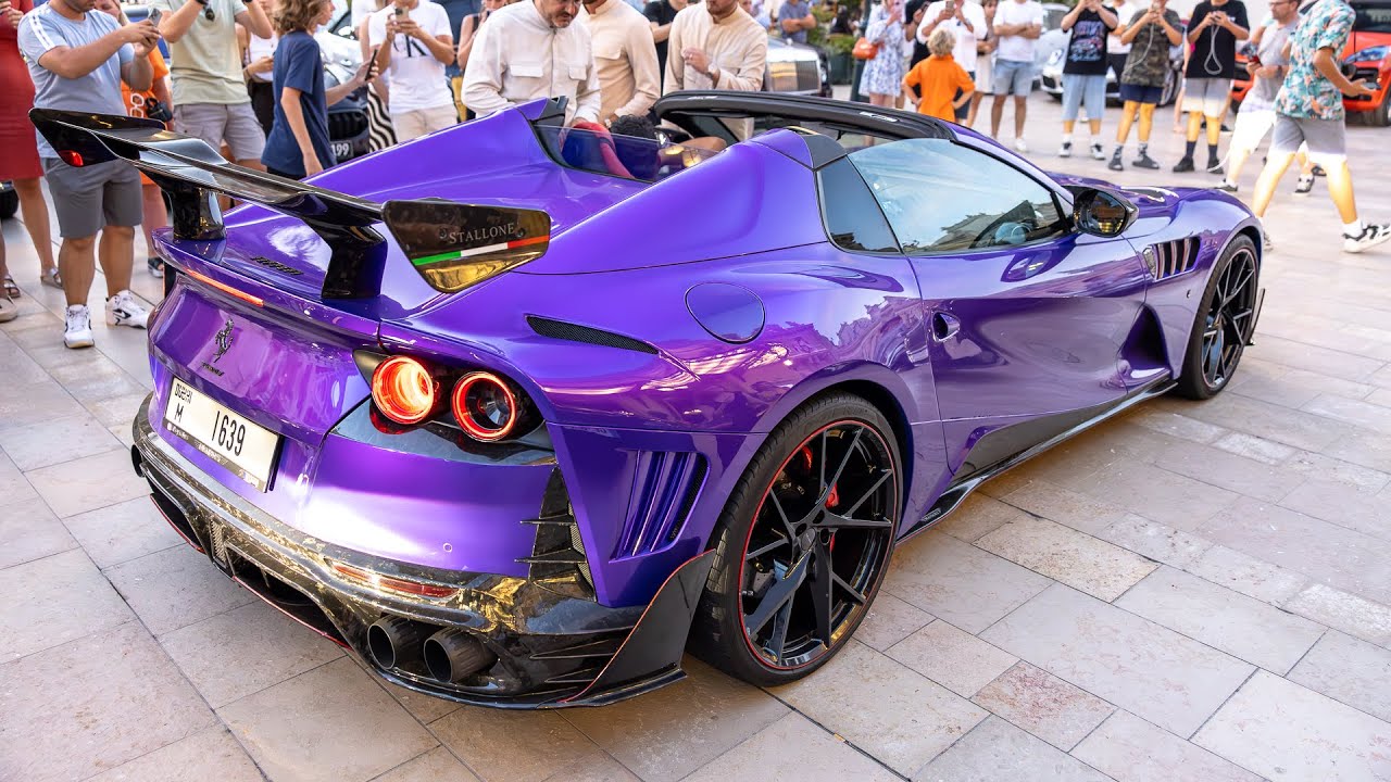 Supercars in Monaco 2023 - VOL. 2 (Mansory 812, 992 GT3 RS, 812 Competizione A, Senna, 918 Spyder