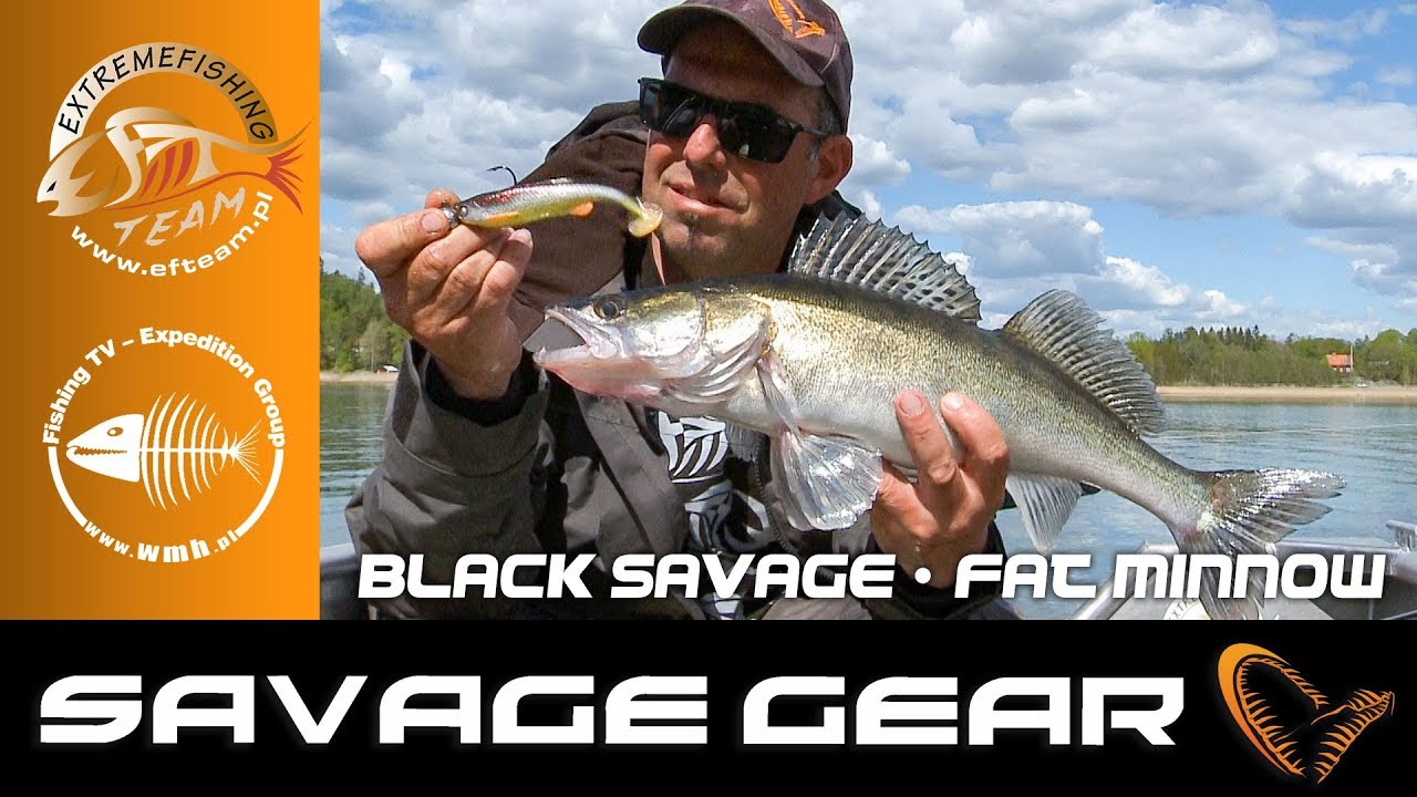 WMH / Savage Gear 2: Black Savage i Fat Minnow
