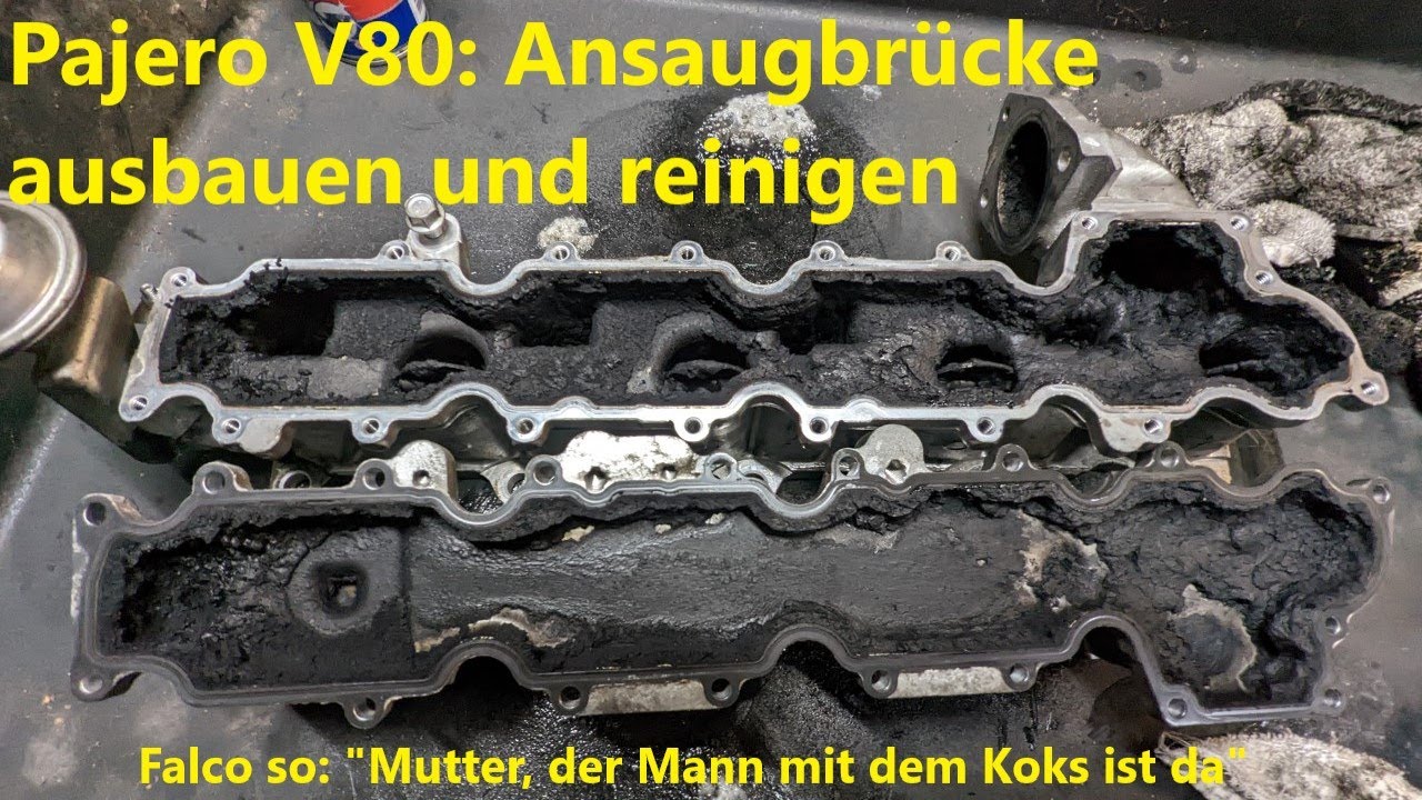 Mitsubishi Pajero V80: Ansaugbrücke ausbauen und reinigen, Teil 2 der Motorserie