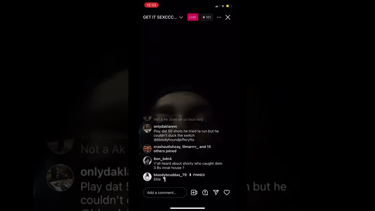 Bloodhound Lil Jeff Gets In Shootout on IG Live 💥 #bloodhoundliljeff #shootout