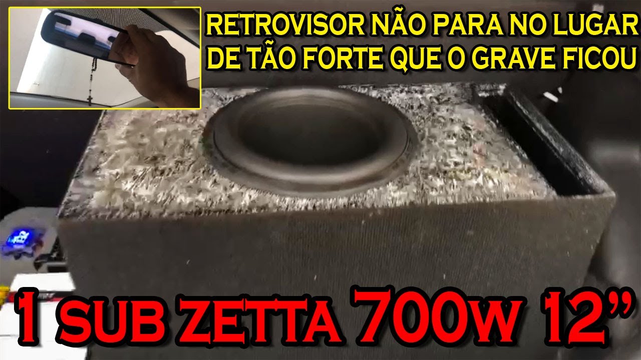 SUBWOOFER ZETTA 700W 12