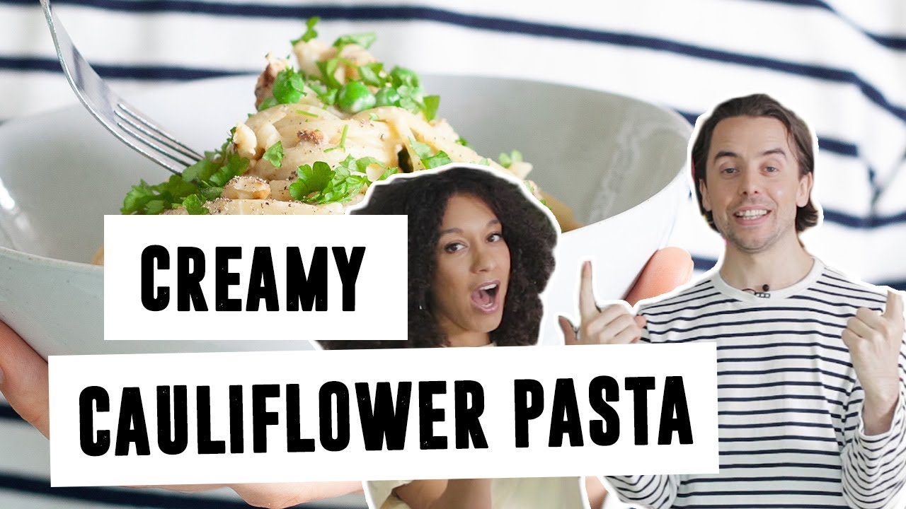 Delicious & Creamy Cauliflower Pasta | #InTheKitchen | SO VEGAN