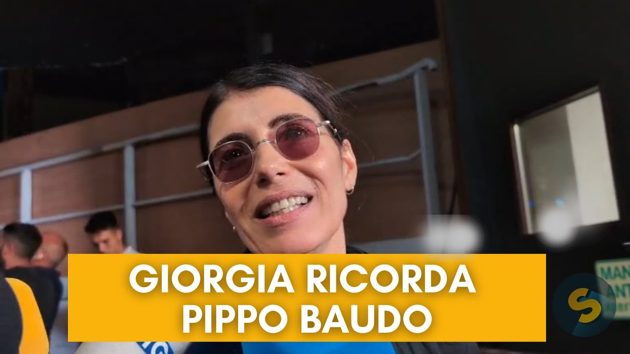 La cantante Giorgia ricorda Pippo Baudo: 