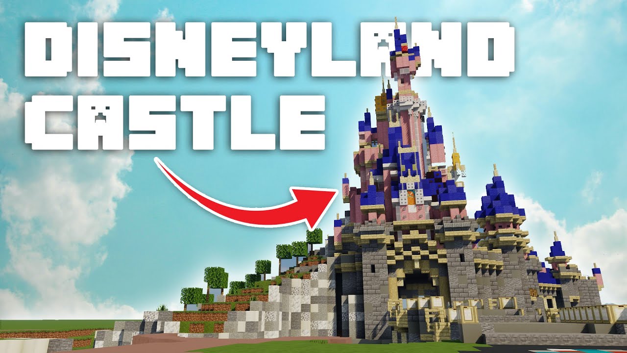Building the Disneyland Paris Castle in Minecraft!