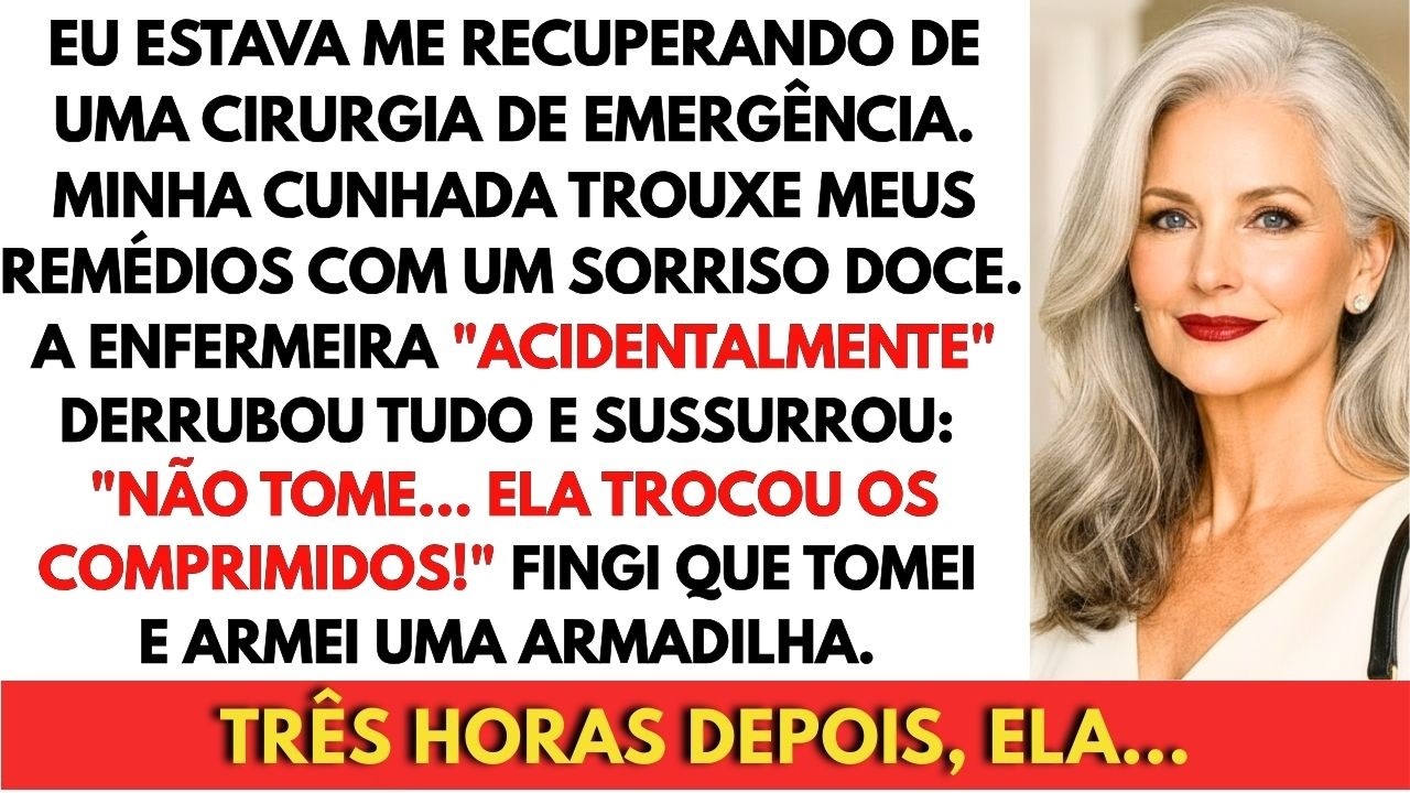 Minha Cunhada Trouxe Remédios Após Minha Cirurgia. A Enfermeira Trocou Em Segredo. Isso Me Salvou...